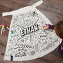 Personalised Superhero Colour In Cape With Fabric Pens, thumbnail 4 of 8