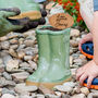 Personalised Green Wellington Planter, thumbnail 2 of 8