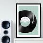 Personalised 33rpm Vinyl Record Music Print, thumbnail 1 of 9