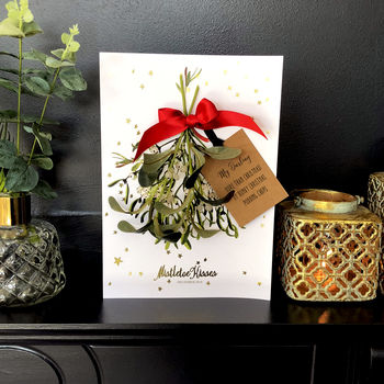 Luxury Special Mistletoe Christmas Card Scented, 10 of 10