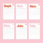 This Is The Year Calendar Pink, thumbnail 2 of 5