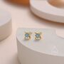 Delicate Starburst Stud Earrings, thumbnail 2 of 11