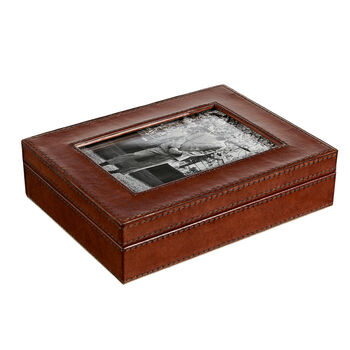 Leather Photo Memory Box, 3 of 5