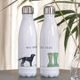 Personalised Best Dog Dad Water Bottle, thumbnail 1 of 12
