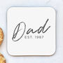 Dad Est. Father's Day Card, thumbnail 2 of 3