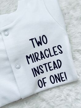 Twice The Blessing Twin Baby Gift, 3 of 11