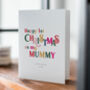 Personalised First Christmas As Mummy Card, thumbnail 1 of 4