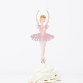 Ballerina Cupcake Kit With 24 Toppers, 9 of 10