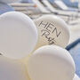 White And Silver Hen Party Balloon Arch Kit, thumbnail 2 of 4