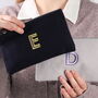 Personalised Embroidered Initial Makeup Or Pencil Case, thumbnail 2 of 7
