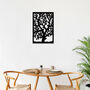 Wooden Tree Art With Leaves In Rectangular Frame, thumbnail 8 of 11