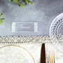 Personalised Lace Wedding Place Settings, thumbnail 2 of 4