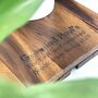 Personalised Wooden Sofa Tray, thumbnail 2 of 7