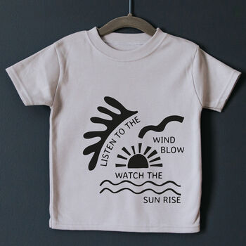 'Listen To The Wind Blow' Children's T Shirt, 2 of 6