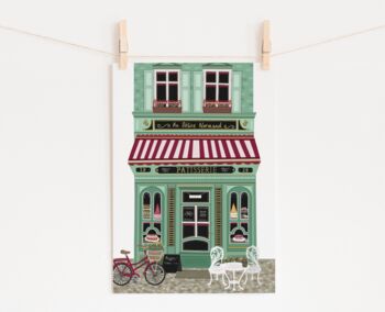 French Patisserie Shop Front Print, 3 of 4
