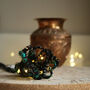Recycled Sari Silk Fairy Light Flower, thumbnail 4 of 5