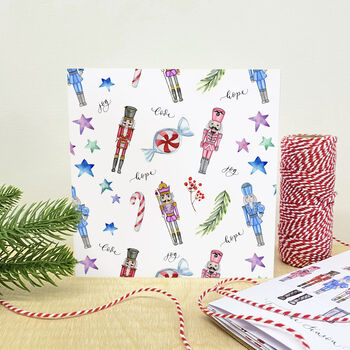 Nutcracker Christmas Cards, Greeting Cards, 6 of 8