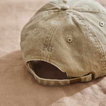 Personalised Family Vintage Cap In Natural, 2 of 3