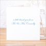 Single Or Pack Of Personalised Thank You Cards D2, thumbnail 2 of 6