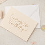 'I Can't Say I Do Without You' Gold Foil Card, thumbnail 3 of 4