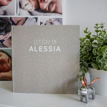 Personalised 'Letters To You' Baby Journal, 4 of 12