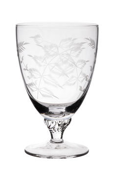 Set Of Six Ferns Design Bistro Wine Glasses, 2 of 3