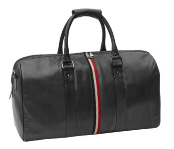 Personalised Men's Texan Leather Holdall Travel Bag, 3 of 8