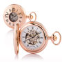 Rose Gold Plated Pocket Watch, thumbnail 1 of 4