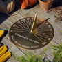 Personalised Copernicus Brass Sundial, thumbnail 1 of 10
