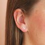 Delicate Bird Stud Earrings, thumbnail 4 of 7