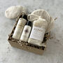 Luxe Hand Cream, Body Lotion And Soap Natural Gift Set, thumbnail 1 of 12