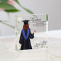 Personalised Graduation Robe Gift For Her Daisy Block, thumbnail 2 of 8