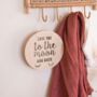 Love You To The Moon And Back Wooden Sign, thumbnail 1 of 4