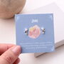Personalised Birthstone Star Earring Gift Box, thumbnail 2 of 12