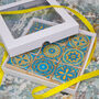 Moroccan Mosaic Biscuit Gift Box, Nine Pieces, thumbnail 3 of 9
