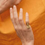 Flow Vermeil Statement Pinky Ring, thumbnail 6 of 8