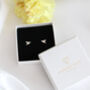 Dainty Hummingbird Stud Earrings, thumbnail 3 of 7