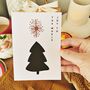 Six Pink Mindful Christmas Cards Recycled, thumbnail 8 of 11