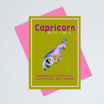 Horoscope Birthday Cards, 5 of 12