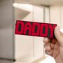 Brick Compatible Fathers Day Keyring, thumbnail 1 of 3