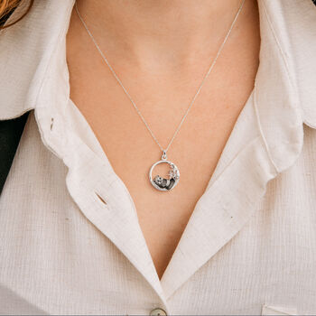 Personalised Sterling Silver Panda Necklace, 2 of 10