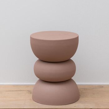 Side Table Forms Powder Pink, 3 of 3