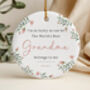 World's Best Nanny, Personalised Grandma's Mother's Day Ceramic Keepsake, thumbnail 2 of 5