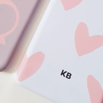 Pink Hearts Personalised Phone Case, 2 of 4