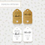 Personalised Take A Shot Wedding Favour Tag, thumbnail 4 of 5