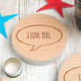 I Love You, I Know Star Wars Couple's Coasters Set, thumbnail 4 of 6