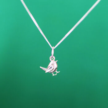 Personalised Robin Charm Necklace, 4 of 7