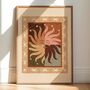 ‘Celestial Sun’, Bohemian Tarot Soleil Art Print, Solar Zodiac Poster, thumbnail 1 of 3