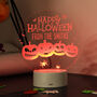 Personalised Halloween Pumpkin LED Sign, thumbnail 1 of 7