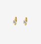 Shikaku Stone Huggie Hoop Earrings, thumbnail 1 of 5
